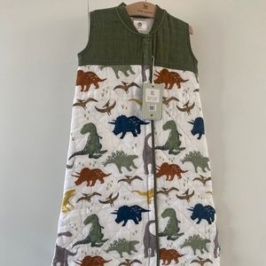 Cotton Muslin Quilted Sleep Sack - Dino Friends XL